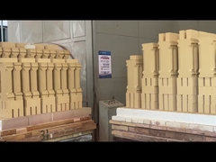 55-65% Al2O3 Carbon Roaster High Alumina Fire Brick Speciaal gevormd