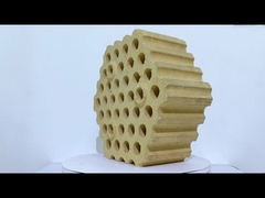 37 Hole Checker Brick Low Creep Chequer Brick Voor staalfabriek