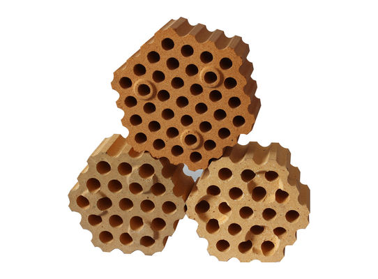 37 Hole Checker Brick Low Creep Chequer Brick Voor staalfabriek
