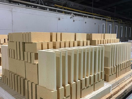 Al2O3 55-70% Aluminium Vuurbak Custom Shape Hoogaluminiumbakstenen