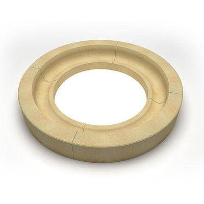 Al2O3 55%-85% Hoog alumina vuurvaste baksteen Alumina bekleding baksteen voor glazen ovens